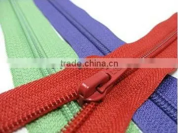 #4 open-end nylon garment zipper and slider