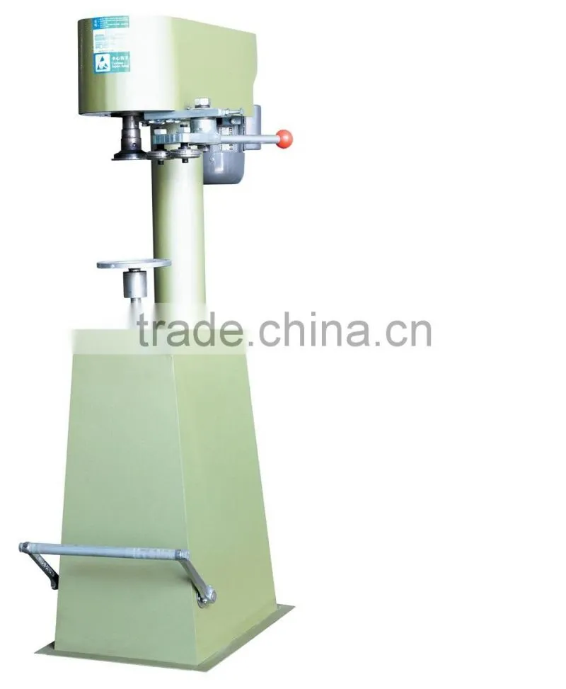 Low price dry food can sealer machine, drinking water can sealer machine, paper can sealer machine