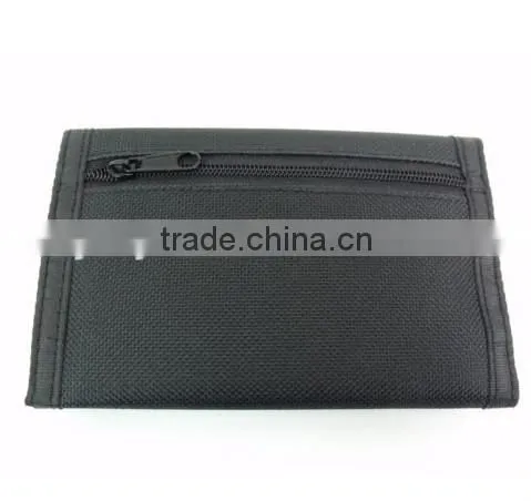 NEW HIGH QUALITY TRIFOLD CANVAS VELCRO SPORTS WALLET