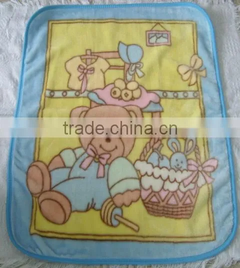 baby cheap blanket, soft blanket 100% acrylic, 80x110cm BC1088