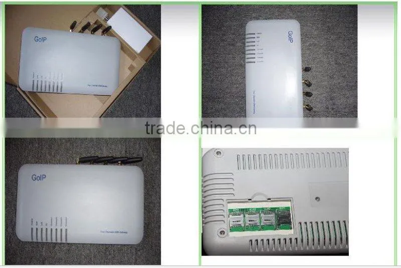 GSM VOIP Gateway 4 channels 4 SIM cards (GoIP)