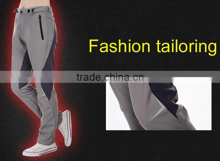 High quality winter waterproof zipper custom jogger pants