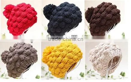 2013 Winter knitting crocheted hat
