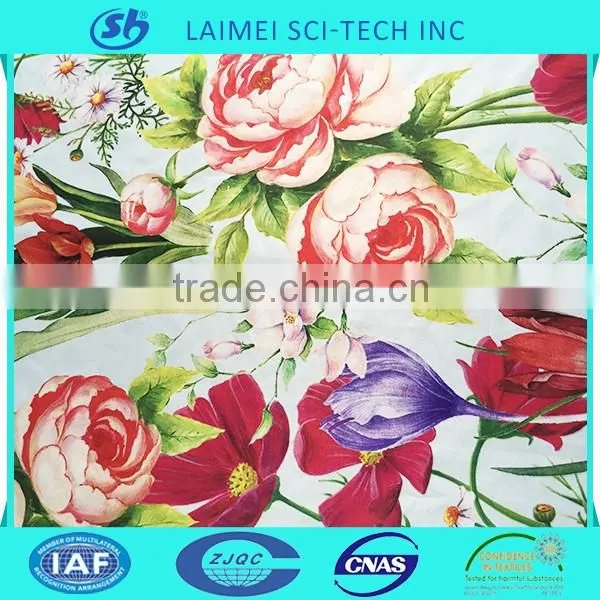 Wholesale soft woven custom print bedding fabric of digital printing