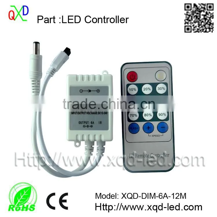 12V-24V DC IP66 Waterproof 20-Key RF Remote wireless RGB LED Controller for led light strip RGB Controller