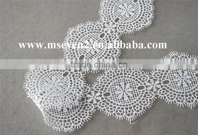 classical fashion polyester lace trim net embroidery lace trimdecorative lace trim