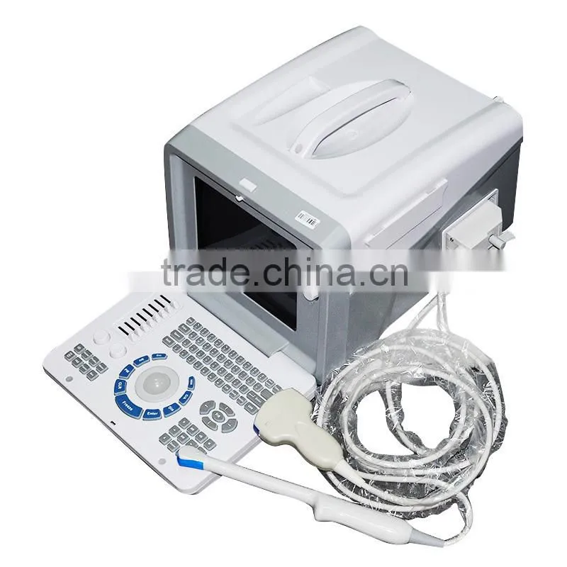 2016 Portable Ultrasound Scanner Diagnose Scanner/Machine Hospital Clinic Medical With Probes Transducer Two Connectors