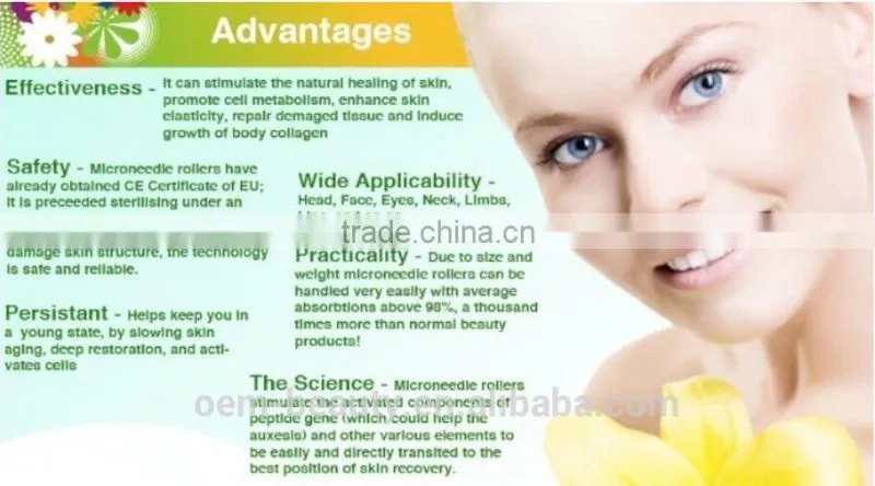 skin derma roller micro needle roller changeable heads 600 pins DRS derma roller price L013A for anti aging wrinkle removal