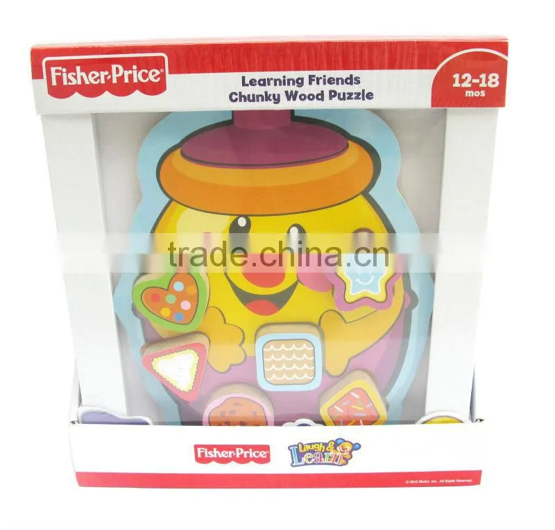 wood puzzle toy corrugated paper shadow display boxes