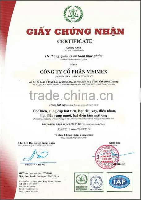 Vietnam Pepper - Black pepper - White pepper - Skype : Visimex03