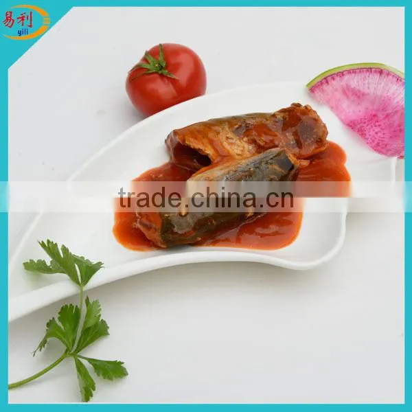 Producer of canned mackerel in tomato sauce