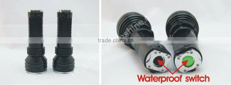 t6 aluminum dimmable highlight led anus flashlight