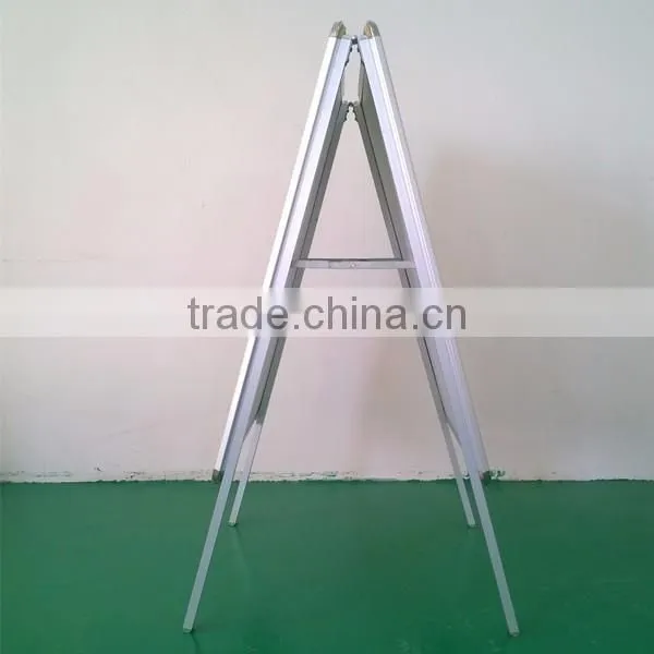 outdoor aluminium double side display stand