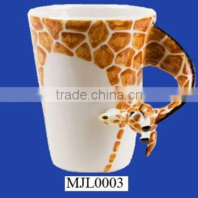 ceramic parrot bird mug