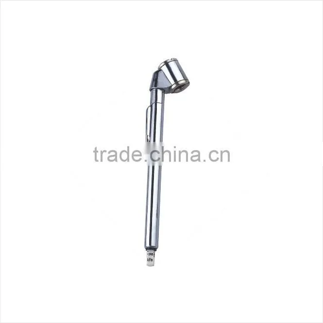 PENCIL TYPE TIRE GUAGE Black plastic head and metal body, (2 colors)2 side plastic bar or metal bar Calibrated :10-50 LBS,10-1
