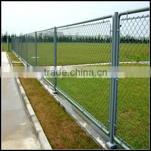 galvanized chain link fence