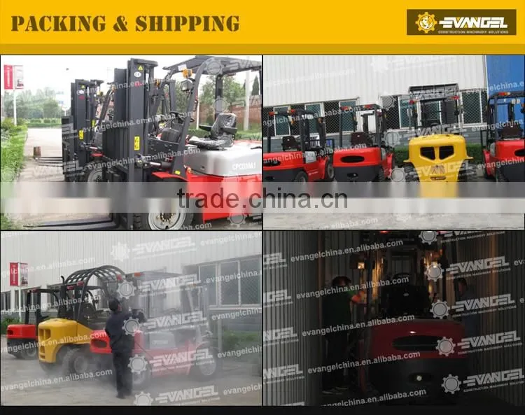 Packaging & Shipping Semi AC Motor 2 Ton HUAHE Electric Forklift Truck CPD20 HEF20