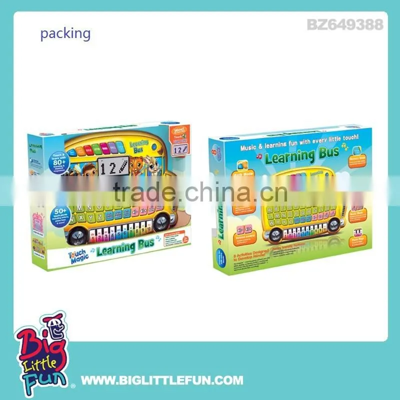 Children English intelligent learning machine toy with light