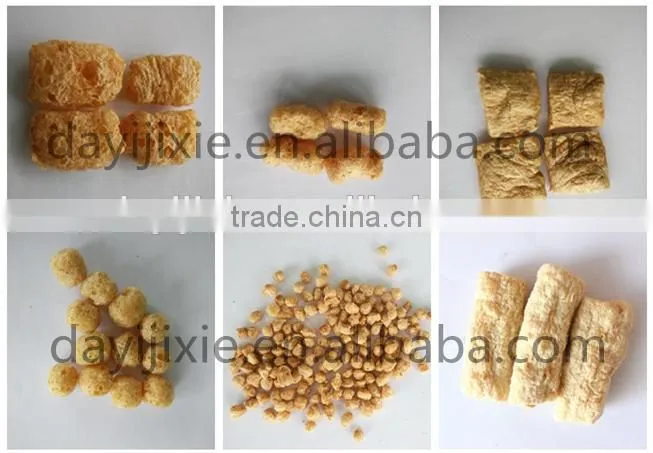 Jinan Dayi Isolated Soya Protein Extrusion Machine/tvp soya Meat Processing Line/vegetarian soya protein making Machine