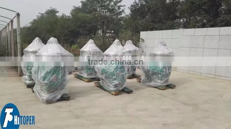 Continuous work automated centrifuge, automatic discharge disc centrifuge