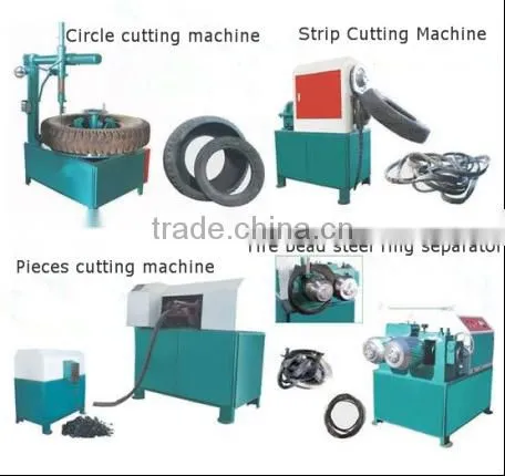 fully automatic waste tire recycling production line