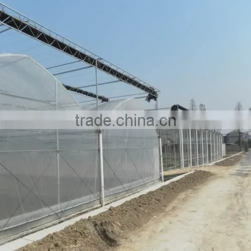 Simple external blinds plastic film greenhouse