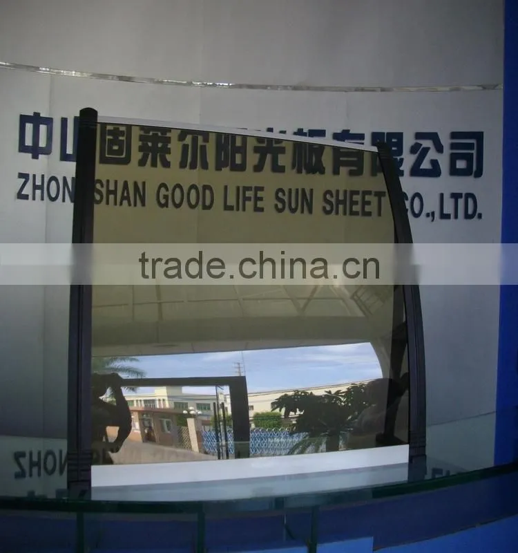 polycarbonate 270 degree awning for cars for doors and windows