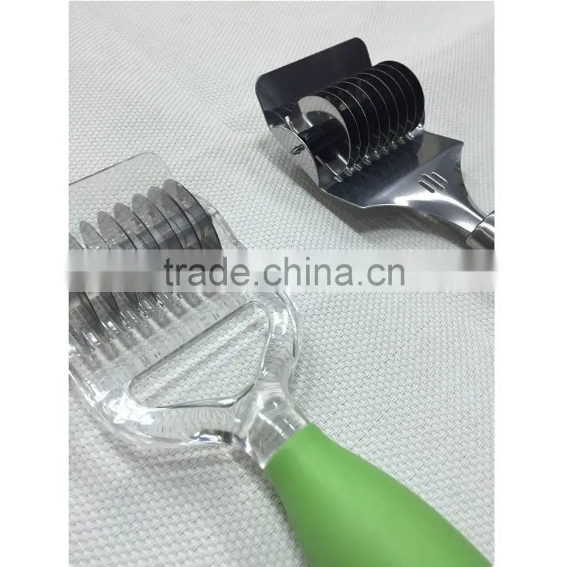 Stainless Kitchen Bacon Meat Vegetable Knife Cutter Item