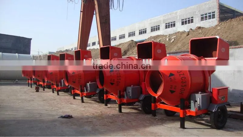 Mobile hydraulic pressure Concrete mixer