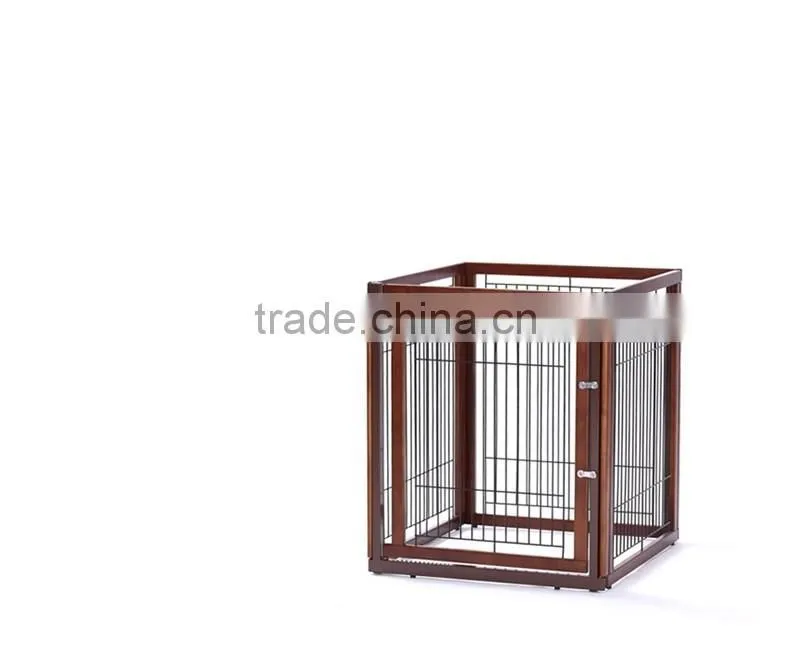 Foldable wooden pet cage with a door-4