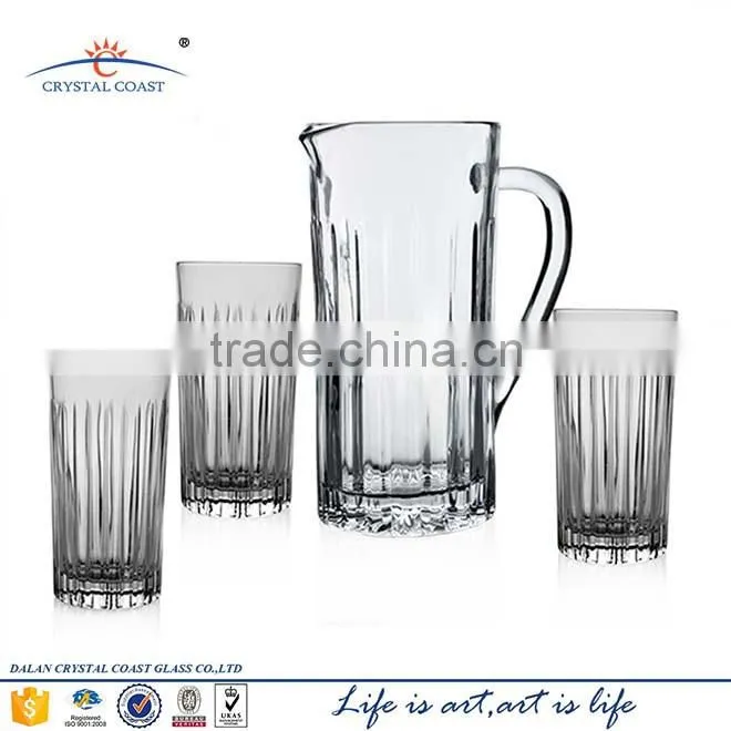 1.5L wide mouthe glass jar suppliers with handle