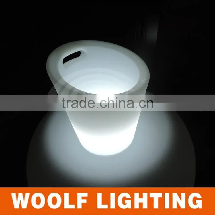 color changing PE plastic flower pot garden waterproof glowing led outdoor garden flower pots for outdoor