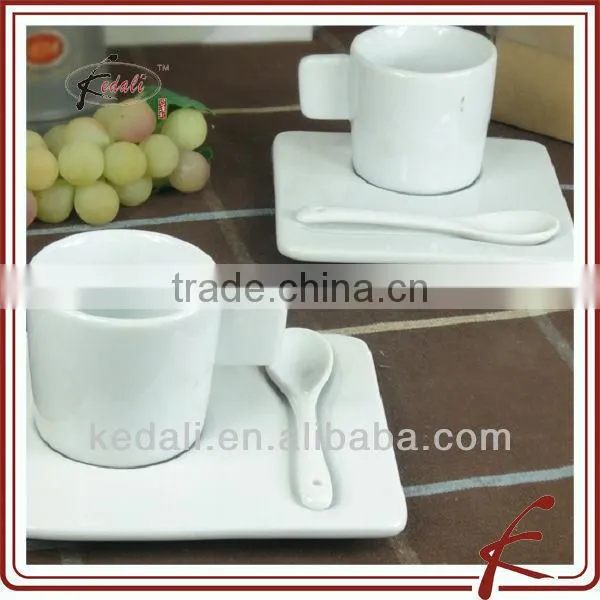 New Wholesale White Ceramic Porcelain Dinner Set Sauce Dish With Bamboo
