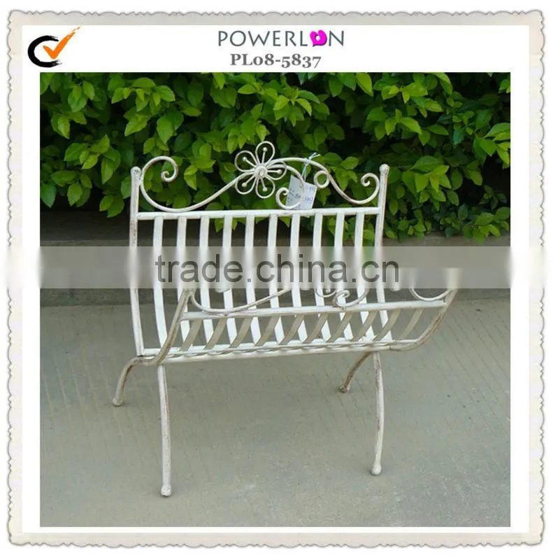 Powerlon Wrought Iron Magazine Rack