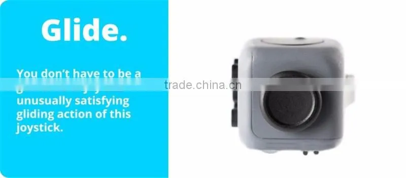 High quality desk toy Fidget 6-Sided Desk Toy Cube Arrival Brilliantly useless adult desk toy fidget