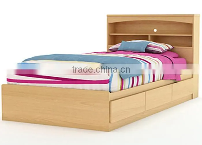 E1 grade wood single bed