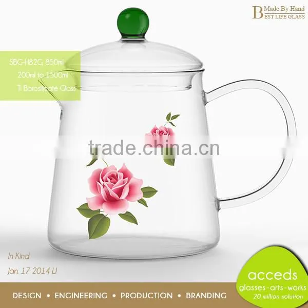 China Factory Wholesale Newest Borosilicate Milk Glass Cup