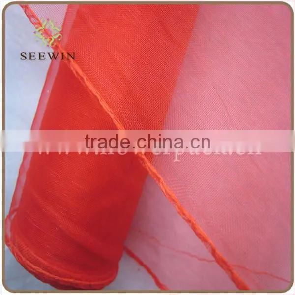 blank christmas ornament of organza roll