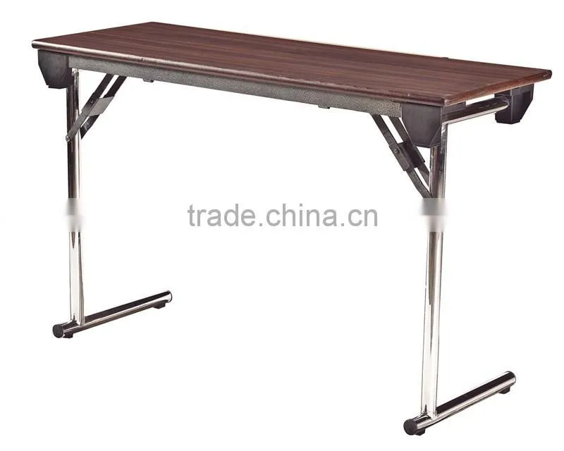Hot sale MDF 18MM top Folding Meeting Table QZ6003-6