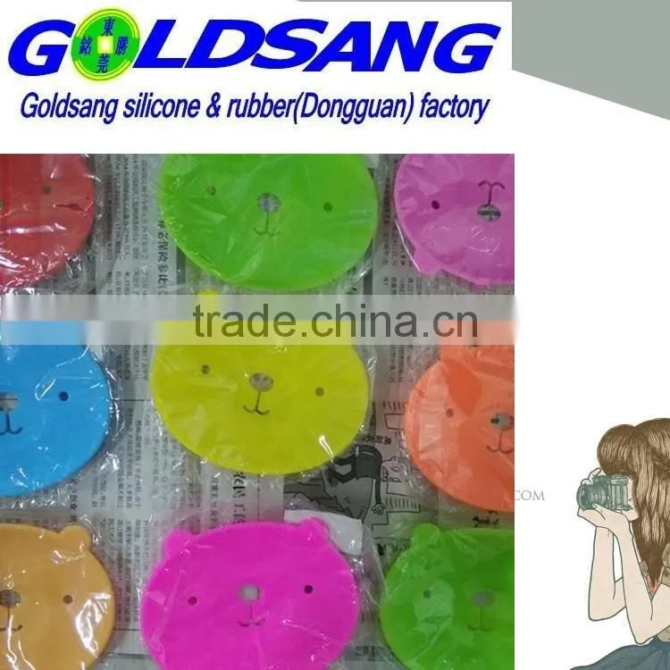 Bear shape silicone soap box high quality soap holder
