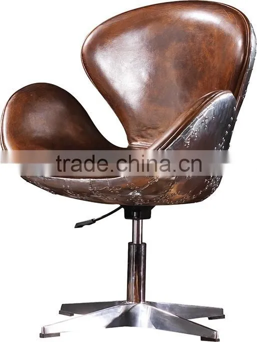 2016high quality retro vintage leather leisure chair for living room C620#