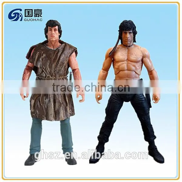 Custom vinyl First Blood figure bust statue head figurine for 12'' action figure body