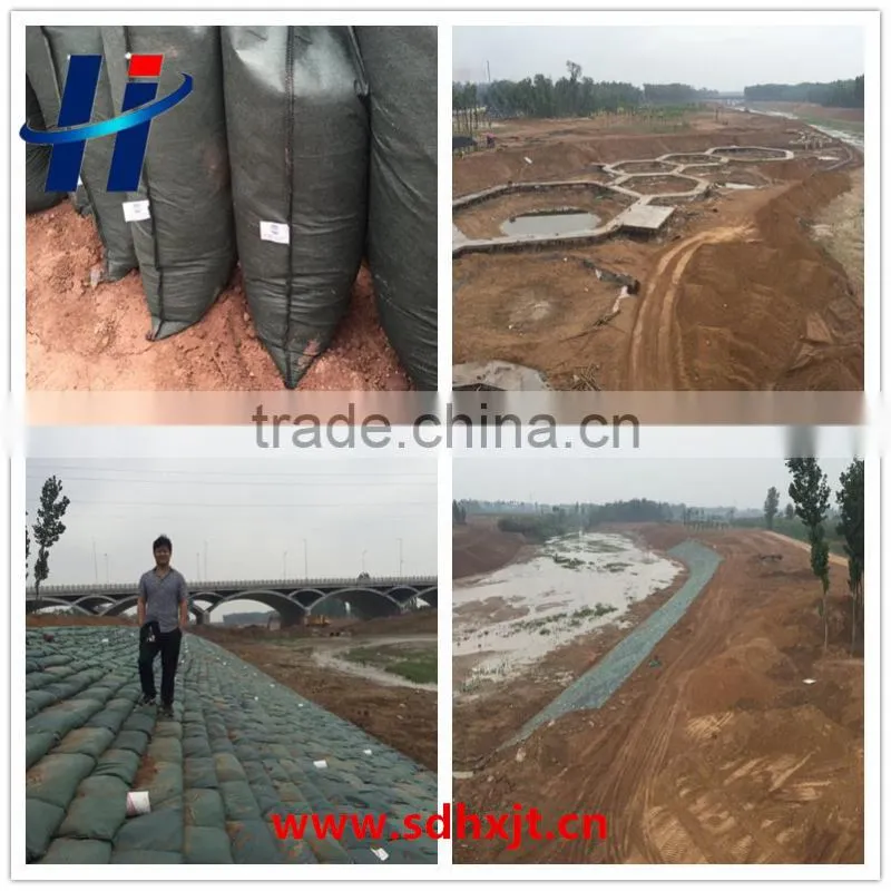 Filament heat styling flood control geobag
