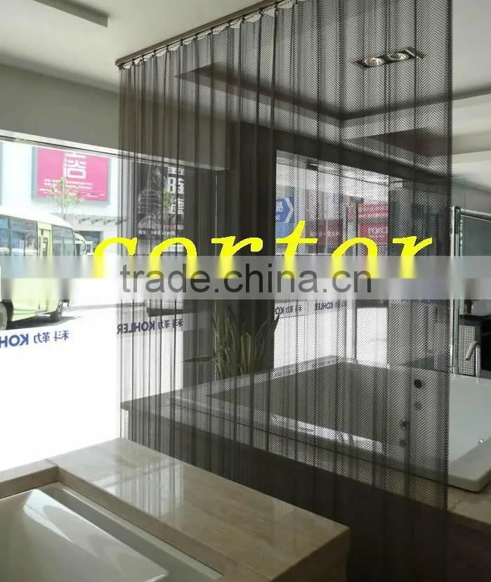 2016 Customized Modern Metal Wire Mesh Salon Room Dividers