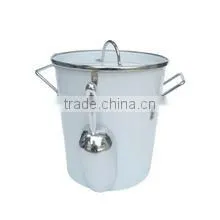 Wholesale Metal Ice Bucket with Lid and Scoop