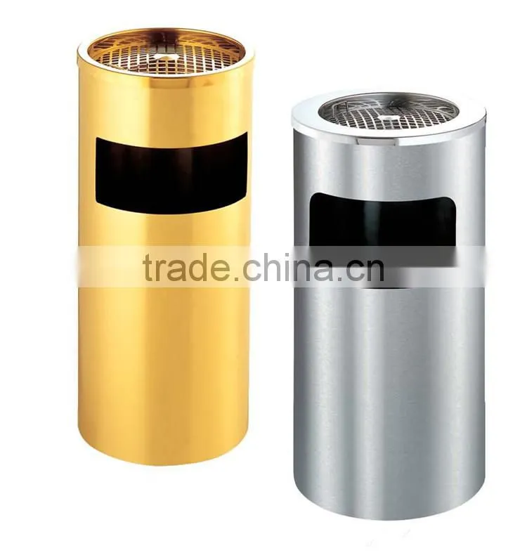 Metal waste bin container price BY-66