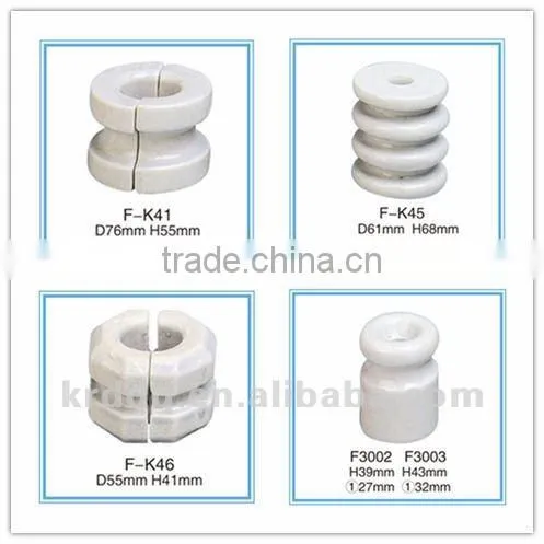 electrical porcelain insulator for low voltage