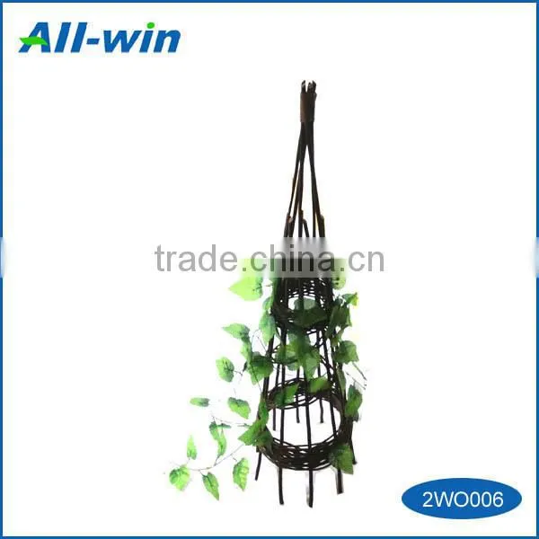Indoor & outdoor planting climbing flowers/trees willow decorative obelisks