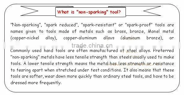 Aluminum&Beryllium alloy Non Sparking Hand Tools Hacksaw Frame