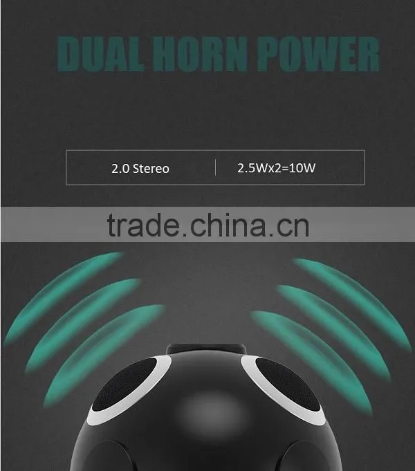 Bluetooth Speaker Dual Stereo Horn Power with Recharge Battery